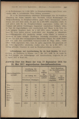 Verordnungsblatt des K.K. Justizministeriums 19170710 Seite: 7