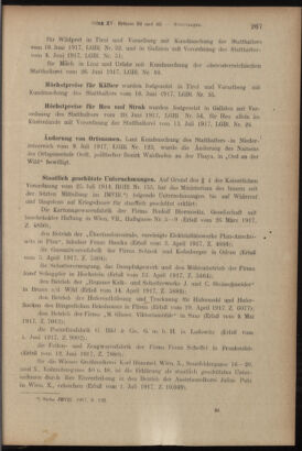 Verordnungsblatt des K.K. Justizministeriums 19170727 Seite: 17