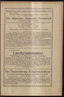 Verordnungsblatt des K.K. Justizministeriums 19170727 Seite: 19