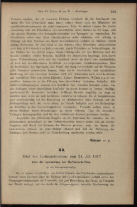 Verordnungsblatt des K.K. Justizministeriums 19170727 Seite: 3