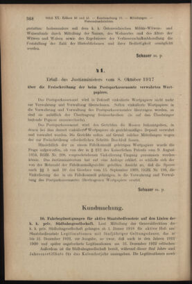 Verordnungsblatt des K.K. Justizministeriums 19171017 Seite: 2