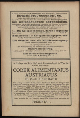 Verordnungsblatt des K.K. Justizministeriums 19171129 Seite: 20