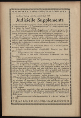 Verordnungsblatt des K.K. Justizministeriums 19171211 Seite: 14