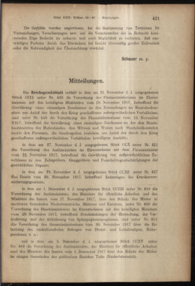 Verordnungsblatt des K.K. Justizministeriums 19171211 Seite: 5