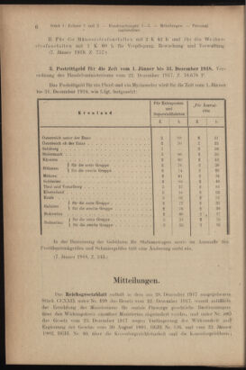 Verordnungsblatt des K.K. Justizministeriums 19180122 Seite: 6