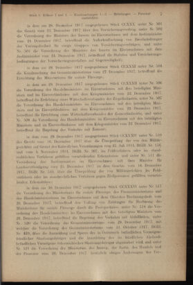 Verordnungsblatt des K.K. Justizministeriums 19180122 Seite: 7