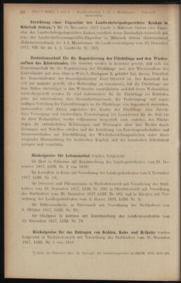 Verordnungsblatt des K.K. Justizministeriums 19180122 Seite: 70