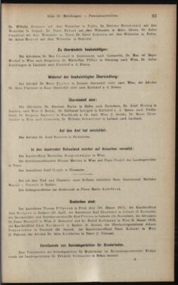 Verordnungsblatt des K.K. Justizministeriums 19180223 Seite: 19