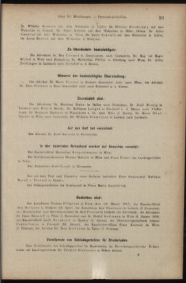 Verordnungsblatt des K.K. Justizministeriums 19180223 Seite: 9