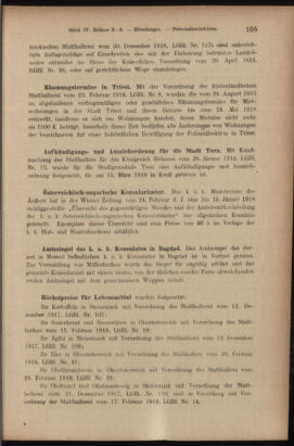 Verordnungsblatt des K.K. Justizministeriums 19180316 Seite: 11