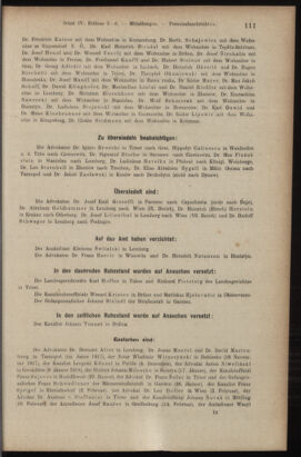 Verordnungsblatt des K.K. Justizministeriums 19180316 Seite: 17