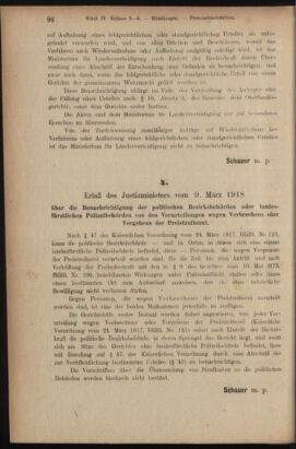 Verordnungsblatt des K.K. Justizministeriums 19180316 Seite: 2