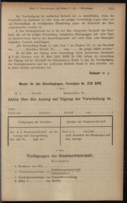 Verordnungsblatt des K.K. Justizministeriums 19180403 Seite: 11