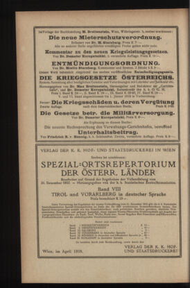 Verordnungsblatt des K.K. Justizministeriums 19180403 Seite: 20