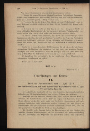 Verordnungsblatt des K.K. Justizministeriums 19180404 Seite: 2