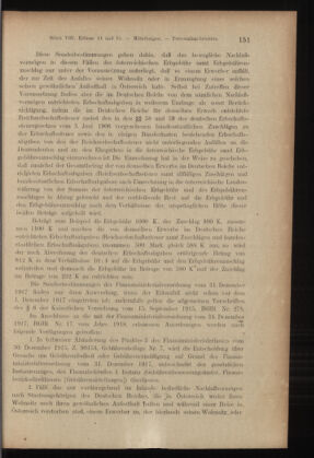 Verordnungsblatt des K.K. Justizministeriums 19180427 Seite: 11