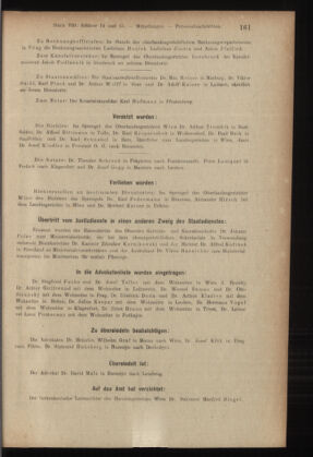 Verordnungsblatt des K.K. Justizministeriums 19180427 Seite: 21