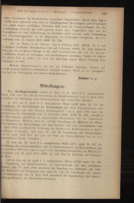 Verordnungsblatt des K.K. Justizministeriums 19180427 Seite: 27