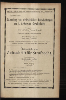 Verordnungsblatt des K.K. Justizministeriums 19180427 Seite: 47