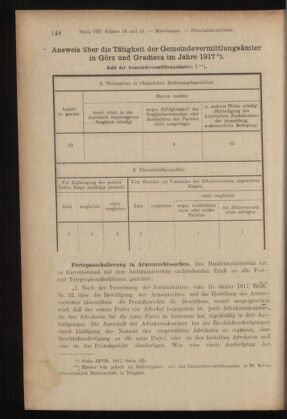 Verordnungsblatt des K.K. Justizministeriums 19180427 Seite: 8