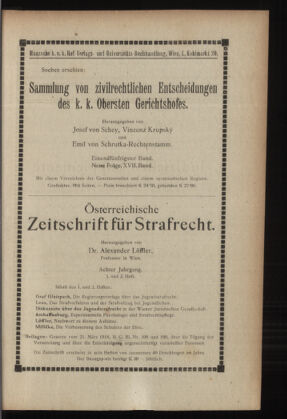 Verordnungsblatt des K.K. Justizministeriums 19180518 Seite: 21