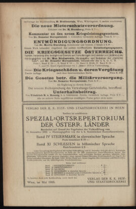 Verordnungsblatt des K.K. Justizministeriums 19180518 Seite: 24