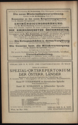 Verordnungsblatt des K.K. Justizministeriums 19180518 Seite: 48