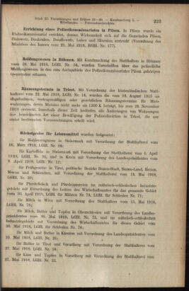 Verordnungsblatt des K.K. Justizministeriums 19180615 Seite: 21