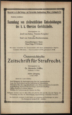 Verordnungsblatt des K.K. Justizministeriums 19180615 Seite: 61