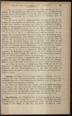 Verordnungsblatt des K.K. Justizministeriums 19180706 Seite: 21