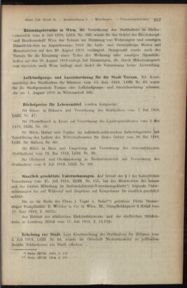 Verordnungsblatt des K.K. Justizministeriums 19180727 Seite: 11