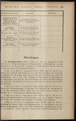 Verordnungsblatt des K.K. Justizministeriums 19180727 Seite: 29