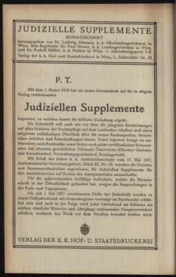 Verordnungsblatt des K.K. Justizministeriums 19180727 Seite: 46