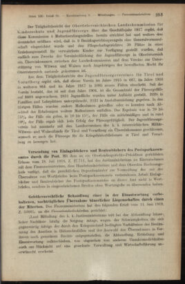 Verordnungsblatt des K.K. Justizministeriums 19180727 Seite: 7