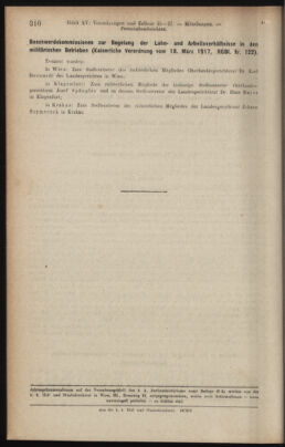 Verordnungsblatt des K.K. Justizministeriums 19180901 Seite: 54