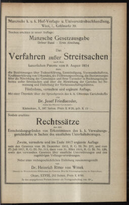 Verordnungsblatt des K.K. Justizministeriums 19180901 Seite: 55