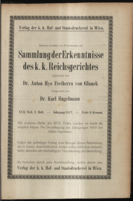 Verordnungsblatt des K.K. Justizministeriums 19180924 Seite: 15