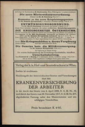 Verordnungsblatt des K.K. Justizministeriums 19180924 Seite: 16