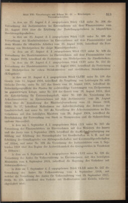 Verordnungsblatt des K.K. Justizministeriums 19180924 Seite: 19