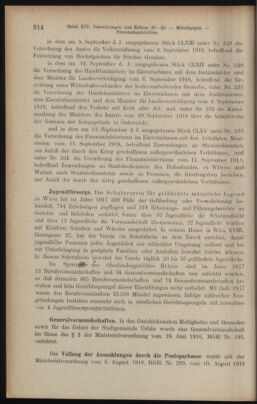 Verordnungsblatt des K.K. Justizministeriums 19180924 Seite: 20