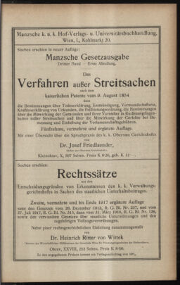 Verordnungsblatt des K.K. Justizministeriums 19180924 Seite: 29