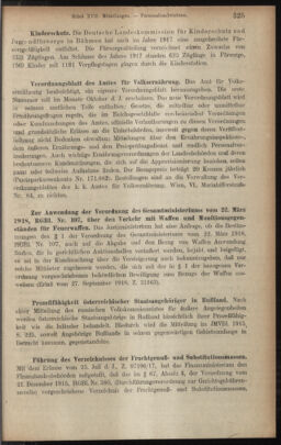 Verordnungsblatt des K.K. Justizministeriums 19181017 Seite: 19