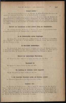 Verordnungsblatt des K.K. Justizministeriums 19181112 Seite: 11