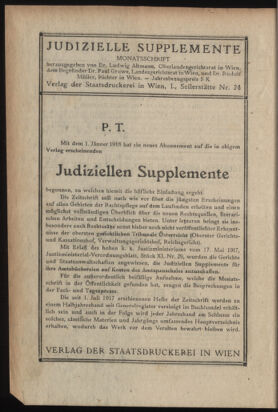 Verordnungsblatt des K.K. Justizministeriums 19181112 Seite: 6