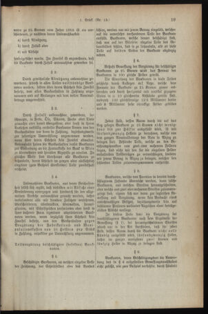 Verordnungsblatt für den Dienstbereich des österreichischen Bundesministeriums für Finanzen 19181216 Seite: 19