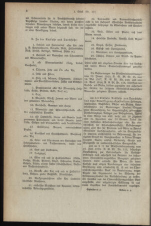 Verordnungsblatt für den Dienstbereich des österreichischen Bundesministeriums für Finanzen 19181216 Seite: 8