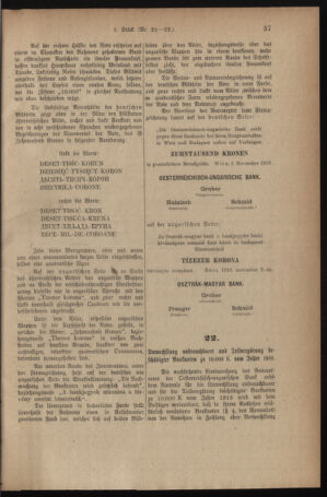 Verordnungsblatt für den Dienstbereich des österreichischen Bundesministeriums für Finanzen 19181227 Seite: 13