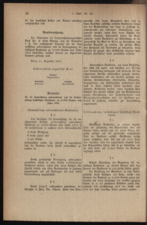 Verordnungsblatt für den Dienstbereich des österreichischen Bundesministeriums für Finanzen 19181227 Seite: 14