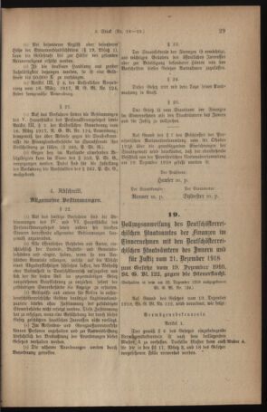 Verordnungsblatt für den Dienstbereich des österreichischen Bundesministeriums für Finanzen 19181227 Seite: 5