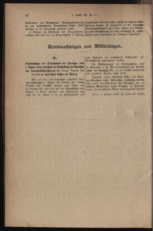 Verordnungsblatt für den Dienstbereich des österreichischen Bundesministeriums für Finanzen 19190110 Seite: 4